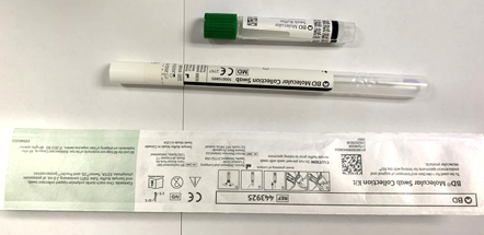 Green BD Max Swab