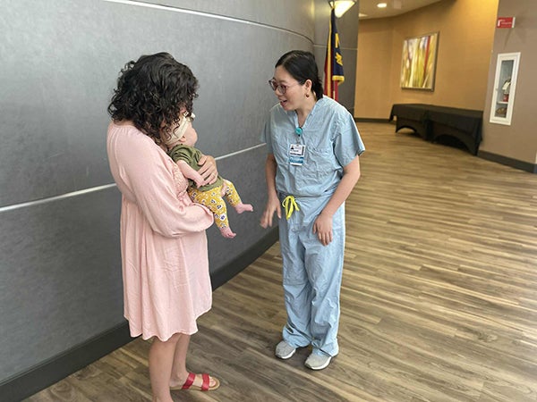 Cameron and Dr. Zhang