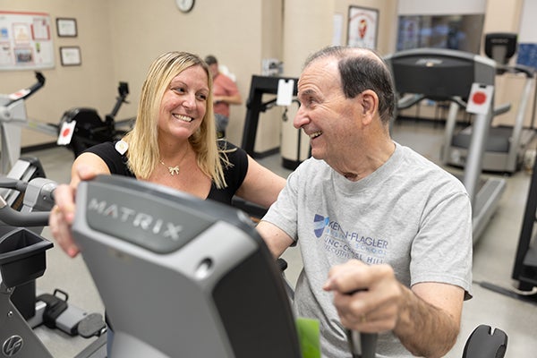Susie and Pete on the bike