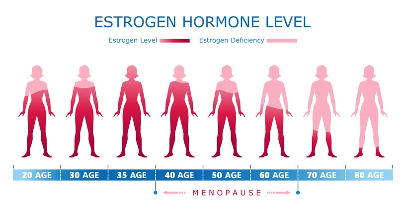 hormone levels through the years