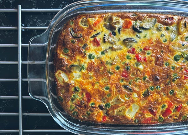 veggie egg casserole