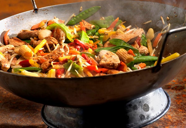 chicken and veggie stir fry