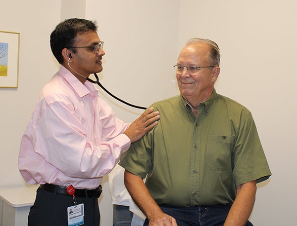 Dr. Namireddy Checking with Chris