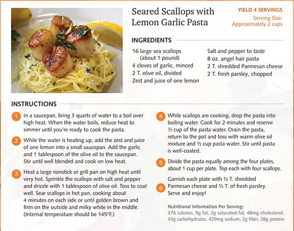 Seared Scallops Recipe