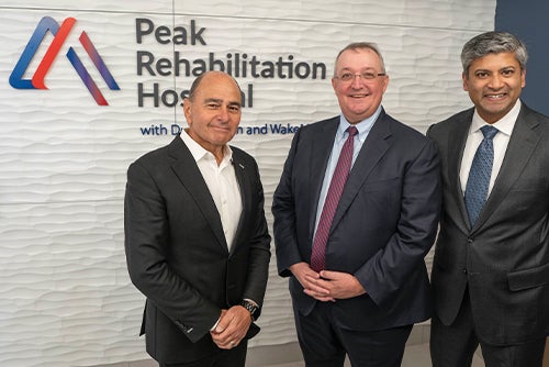 Peak Rehab Opening